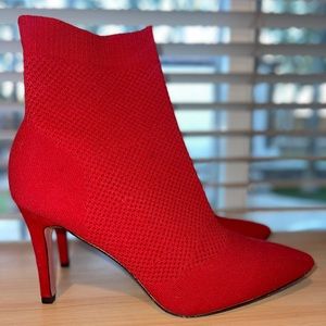 Red Mia Mckinley Sock Boots size 11